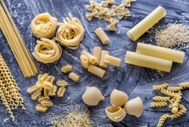 Various types of pasta